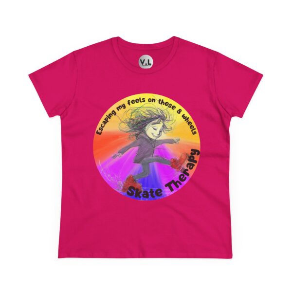 Escaping my Feels on These 8 Wheels Skate Therapy Shirt for roller skaters, Quad skaters