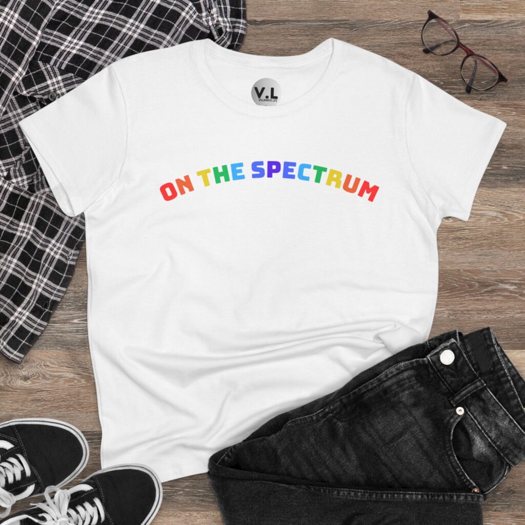 On the Spectrum - Neurodivergent shirt for autism, lgbtqia, Pride month shirt for ADHD rainbow shirt
