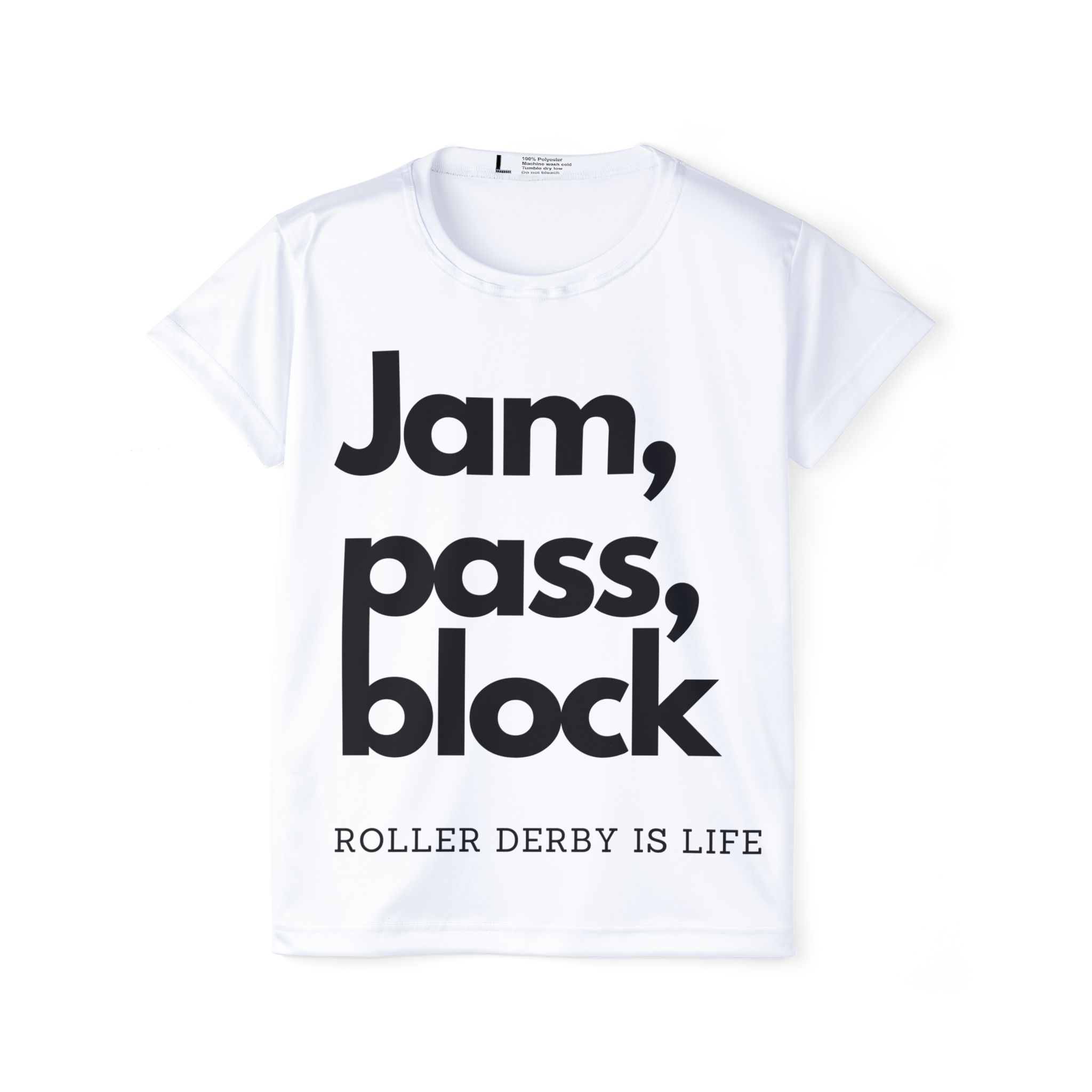 Jam Pass Block Roller derby Jammer shirt for roller derby, roller rink, roller skating shirts for women