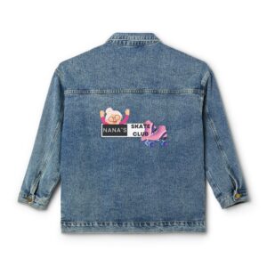 Nana's Skate Club 2 - Denim jacket for your rollerskating patch collection or pin collection from rollerskating rinks