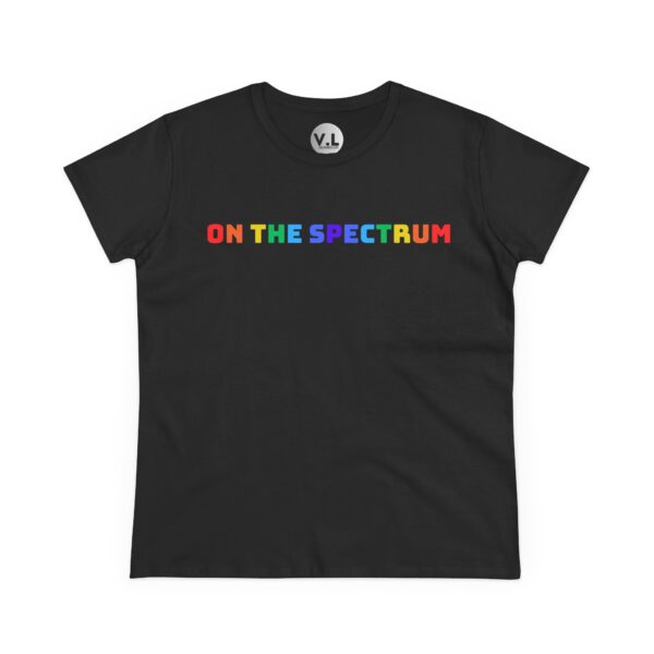 On the Spectrum - Adorable rainbow lettering shirt designed for folks on both spectrums. Are you a double rainbow?