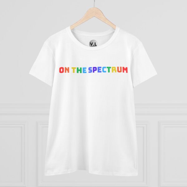 On the Spectrum - Adorable rainbow lettering shirt designed for folks on both spectrums. Are you a double rainbow?