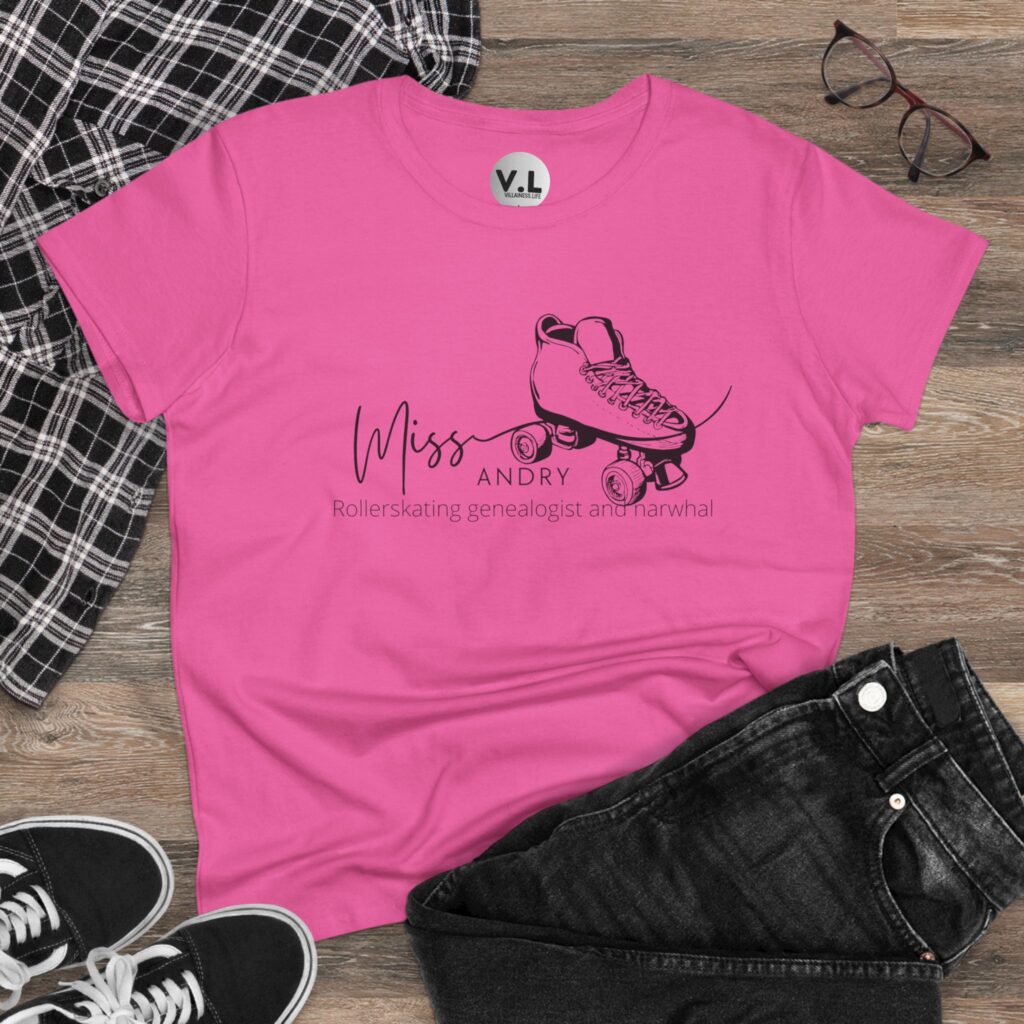 Miss Andry: Rollerskating Narwhal