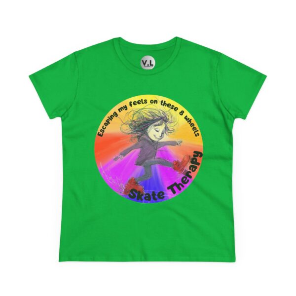 Escaping my Feels on These 8 Wheels Skate Therapy Shirt for roller skaters, Quad skaters