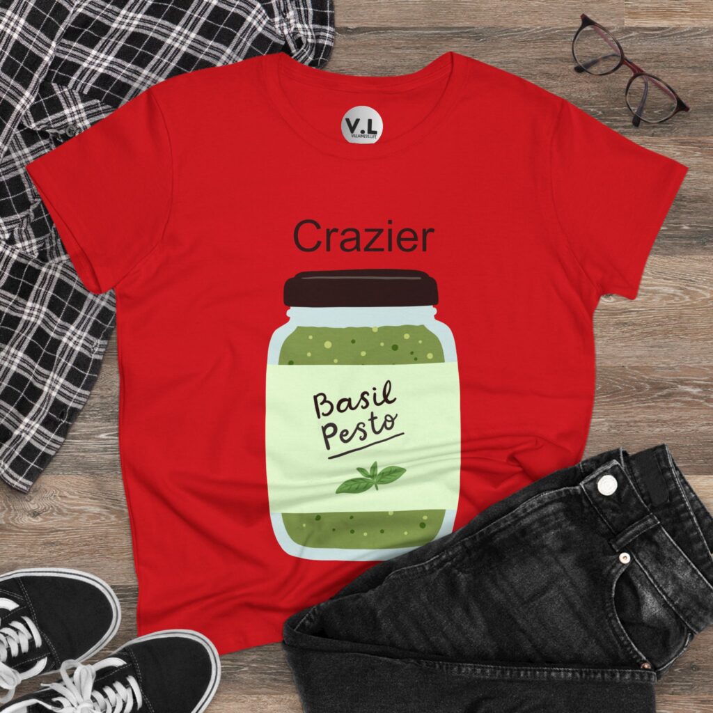 Crazier Pesto shirt - Tell me again what's crazier than store-bought pesto? Suzy's pesto was the best meme of 2023.