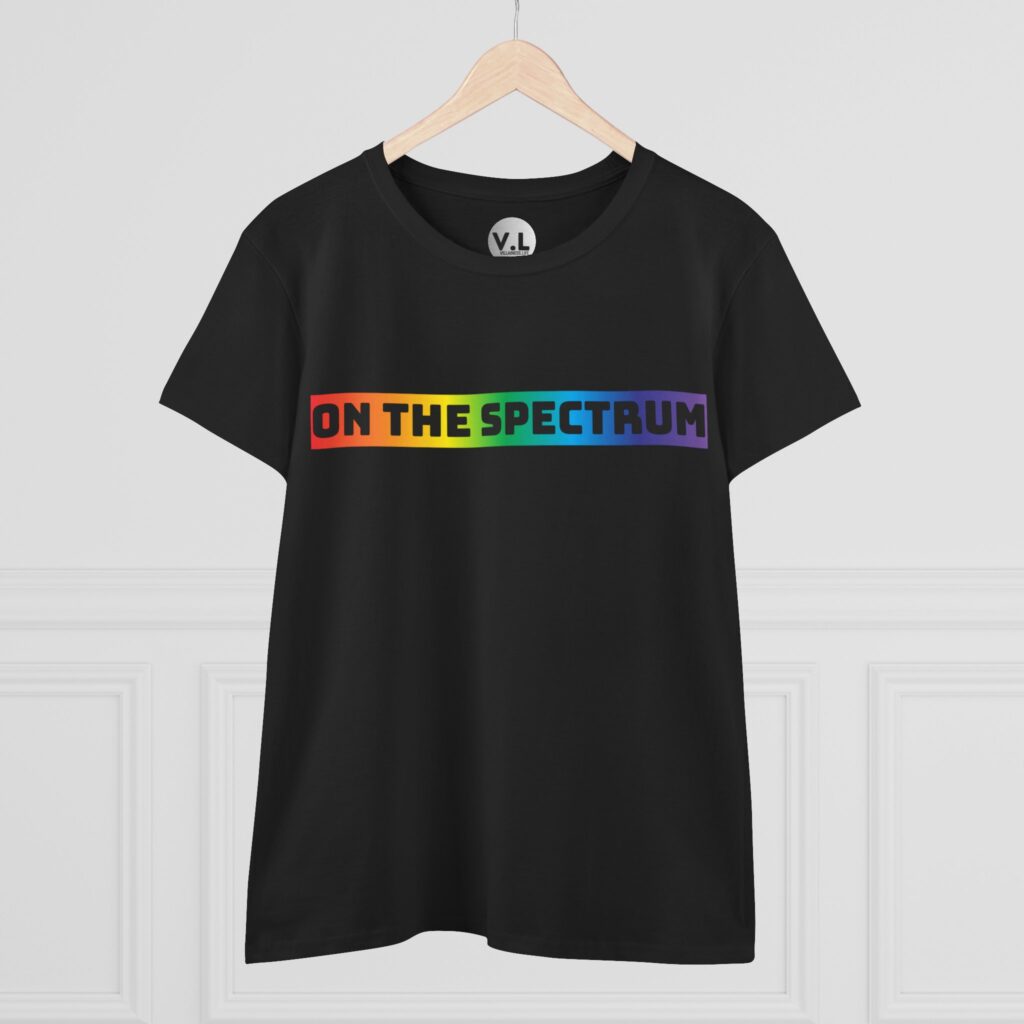 On the Spectrum rainbow pride shirt for lgbtqia and adhd, autism, aspergers, and everything else that exists on a spectrum