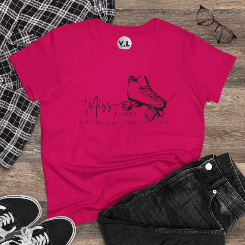 Miss Andry: Rollerskating Narwhal