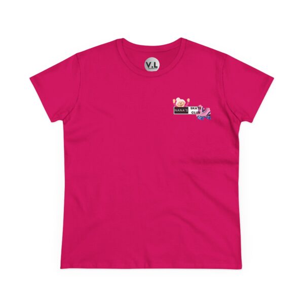 Nana's Skate Club front logo shirt with backside advising everyone to "Bend Your Knees" probably because Nana is sick of watching people fall down