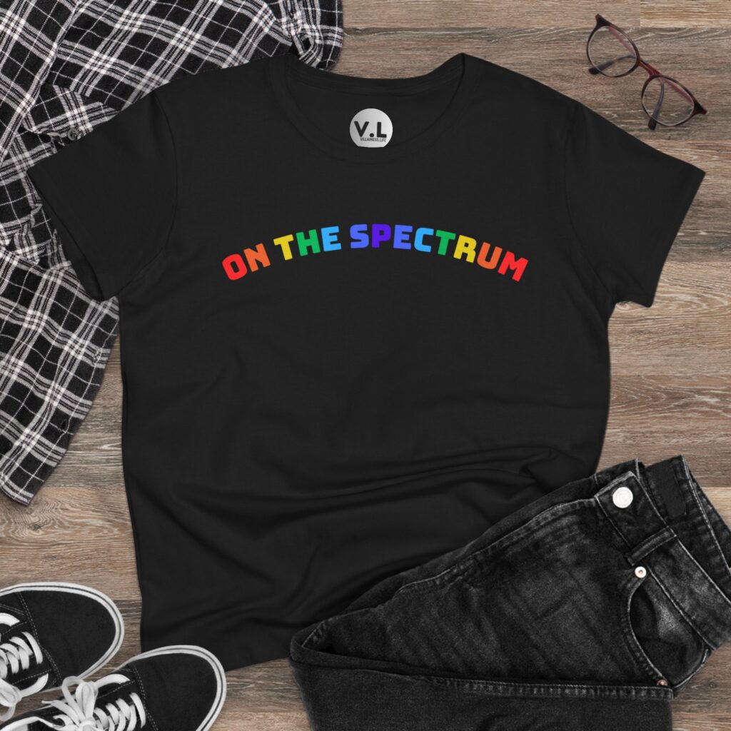 On the Spectrum - Neurodivergent shirt for autism, lgbtqia, Pride month shirt for ADHD rainbow shirt