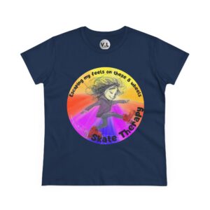 Escaping my Feels on These 8 Wheels Skate Therapy Shirt for roller skaters, Quad skaters - Image 16