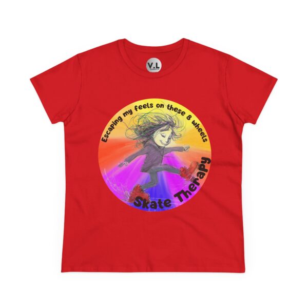 Escaping my Feels on These 8 Wheels Skate Therapy Shirt for roller skaters, Quad skaters