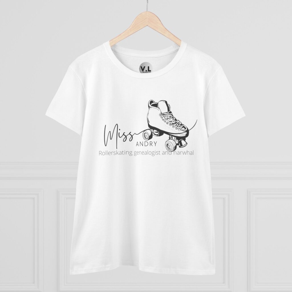 Miss Andry: Rollerskating Narwhal