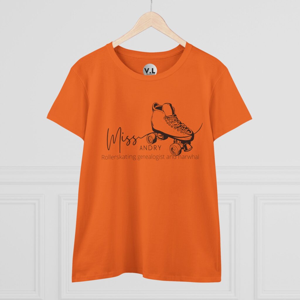 Miss Andry: Rollerskating Narwhal