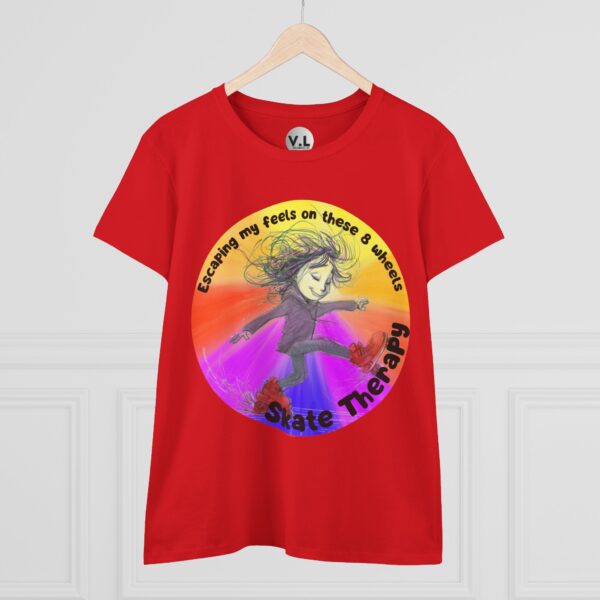Escaping my Feels on These 8 Wheels Skate Therapy Shirt for roller skaters, Quad skaters