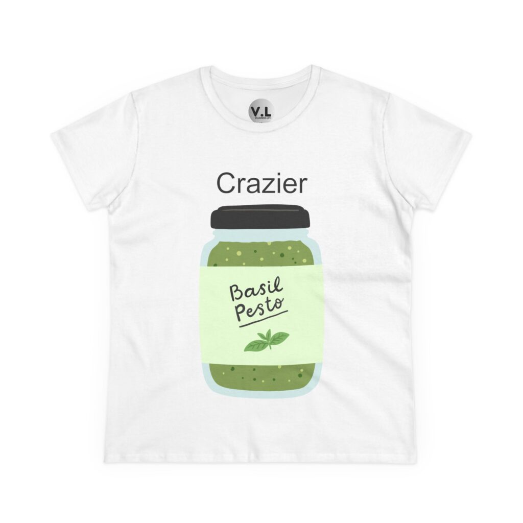 Crazier Pesto shirt - Tell me again what's crazier than store-bought pesto? Suzy's pesto was the best meme of 2023.