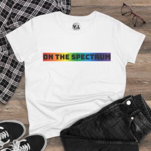 On the Spectrum rainbow pride shirt for lgbtqia and adhd, autism, aspergers, and everything else that exists on a spectrum - Image 3