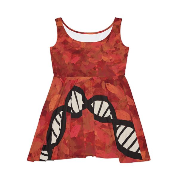 Super comfy skater-style Red DNA dress for genealogists, geneticists, forensics, or adoptees