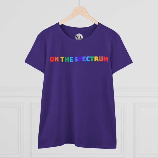 On the Spectrum - Adorable rainbow lettering shirt designed for folks on both spectrums. Are you a double rainbow?