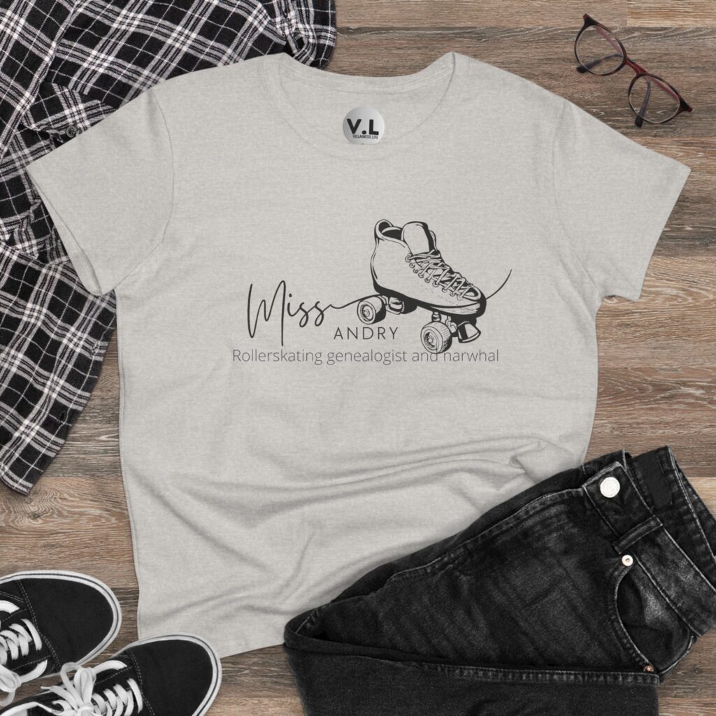 Miss Andry: Rollerskating Narwhal