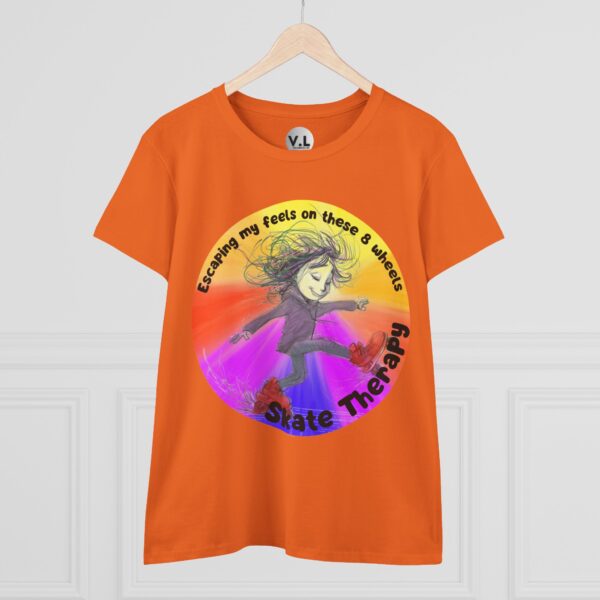 Escaping my Feels on These 8 Wheels Skate Therapy Shirt for roller skaters, Quad skaters
