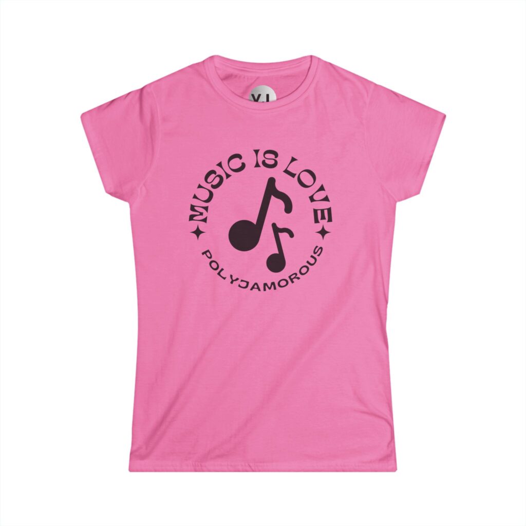 Music is love - PolyJamorous Music Lover Tee - Embrace All Genres