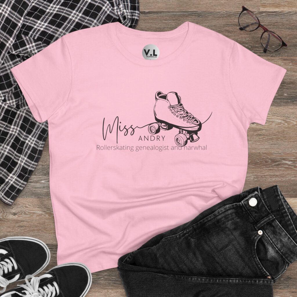 Miss Andry: Rollerskating Narwhal