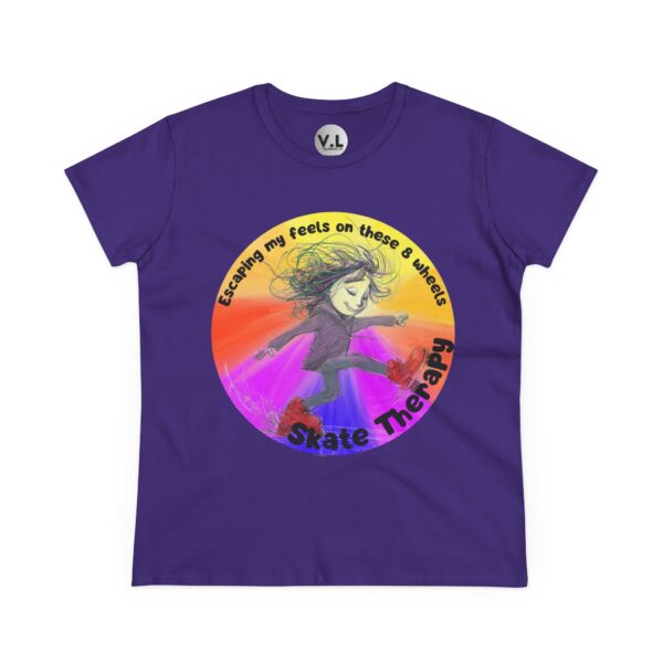 Escaping my Feels on These 8 Wheels Skate Therapy Shirt for roller skaters, Quad skaters
