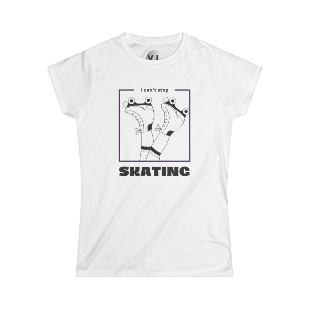 I can't stop skating shirt for rollerskating, quadskaters love rollerskating and sometimes you just can't stop