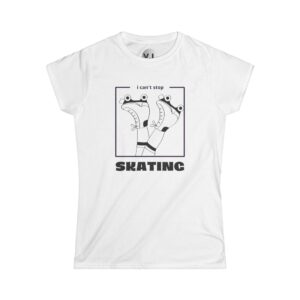 I can't stop skating shirt for rollerskating, quadskaters love rollerskating and sometimes you just can't stop - Image 3