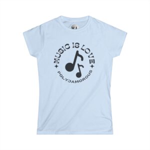 Music is love - PolyJamorous Music Lover Tee - Embrace All Genres