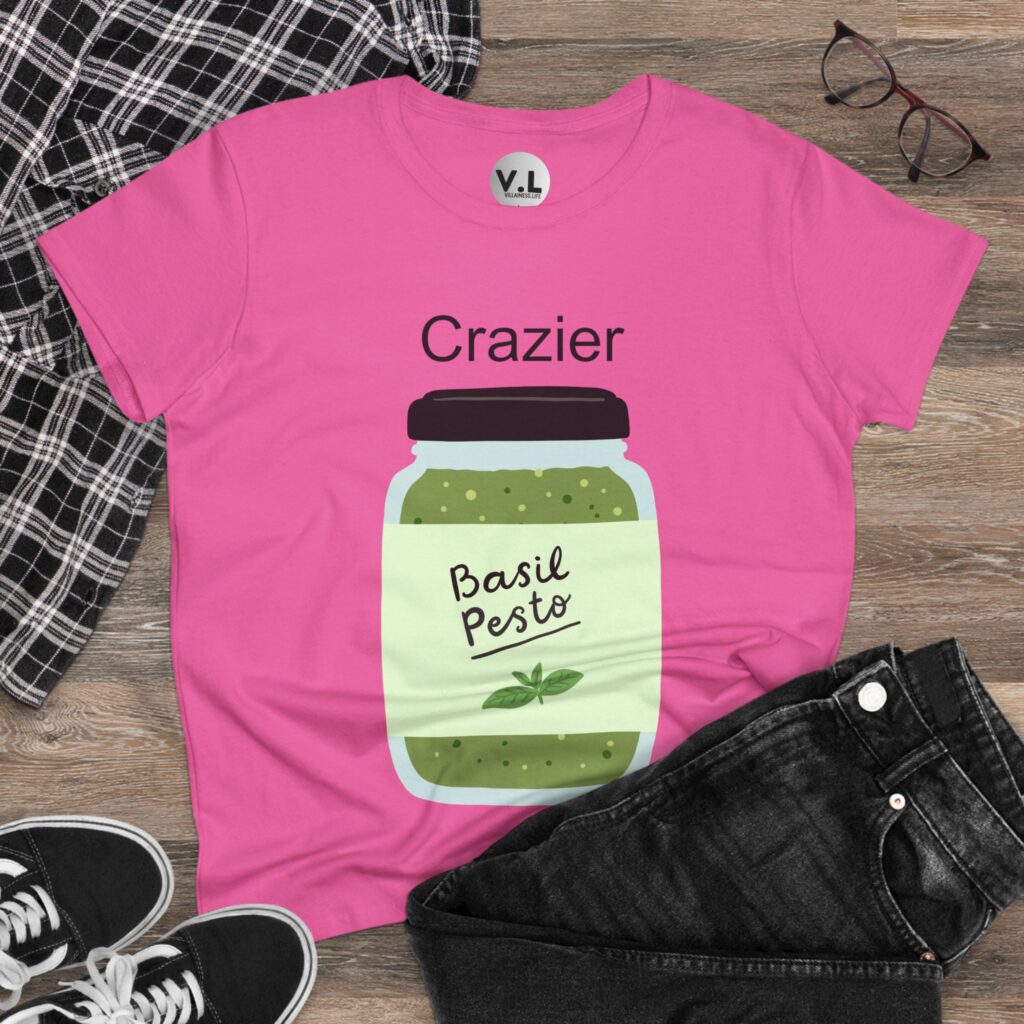 Crazier Pesto shirt - Tell me again what's crazier than store-bought pesto? Suzy's pesto was the best meme of 2023.