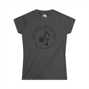 Music is love - PolyJamorous Music Lover Tee - Embrace All Genres - Image 4