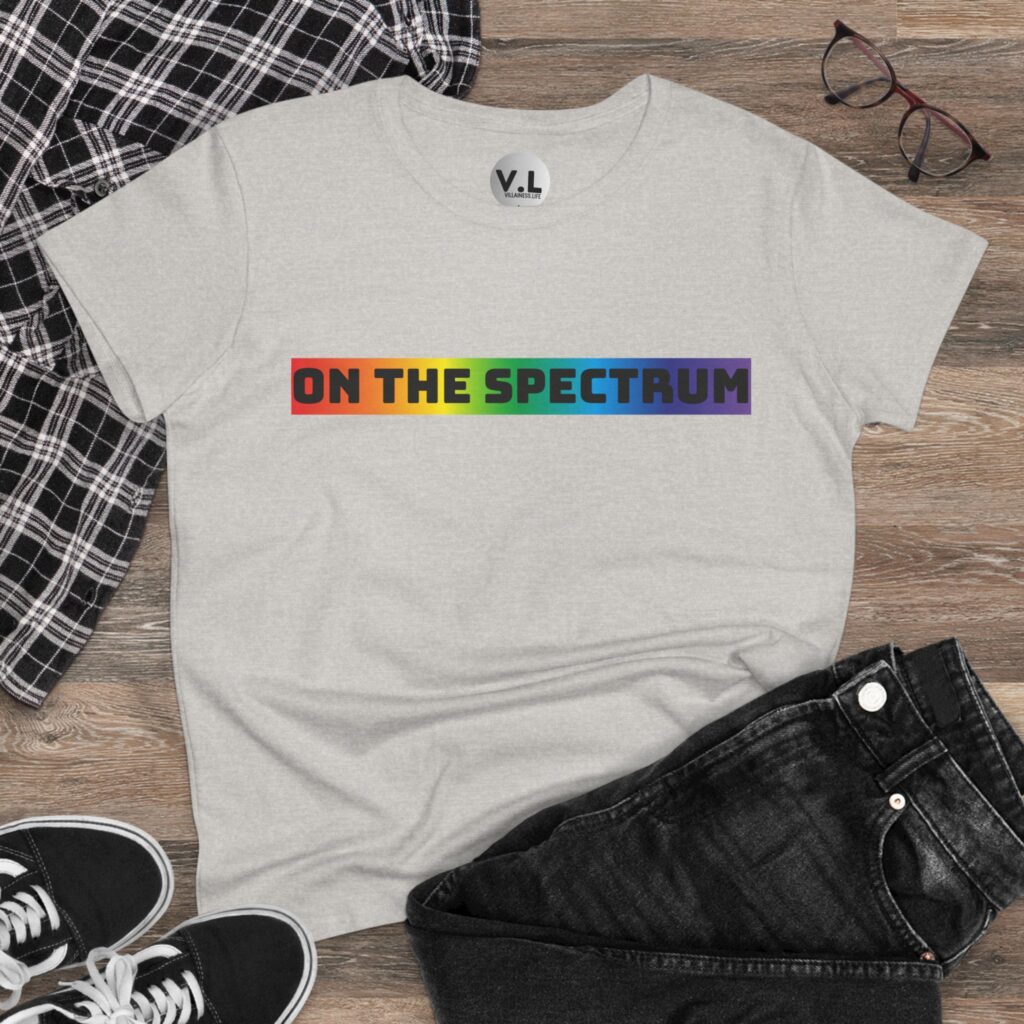 On the Spectrum rainbow pride shirt for lgbtqia and adhd, autism, aspergers, and everything else that exists on a spectrum