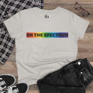 On the Spectrum rainbow pride shirt for lgbtqia and adhd, autism, aspergers, and everything else that exists on a spectrum - Image 6
